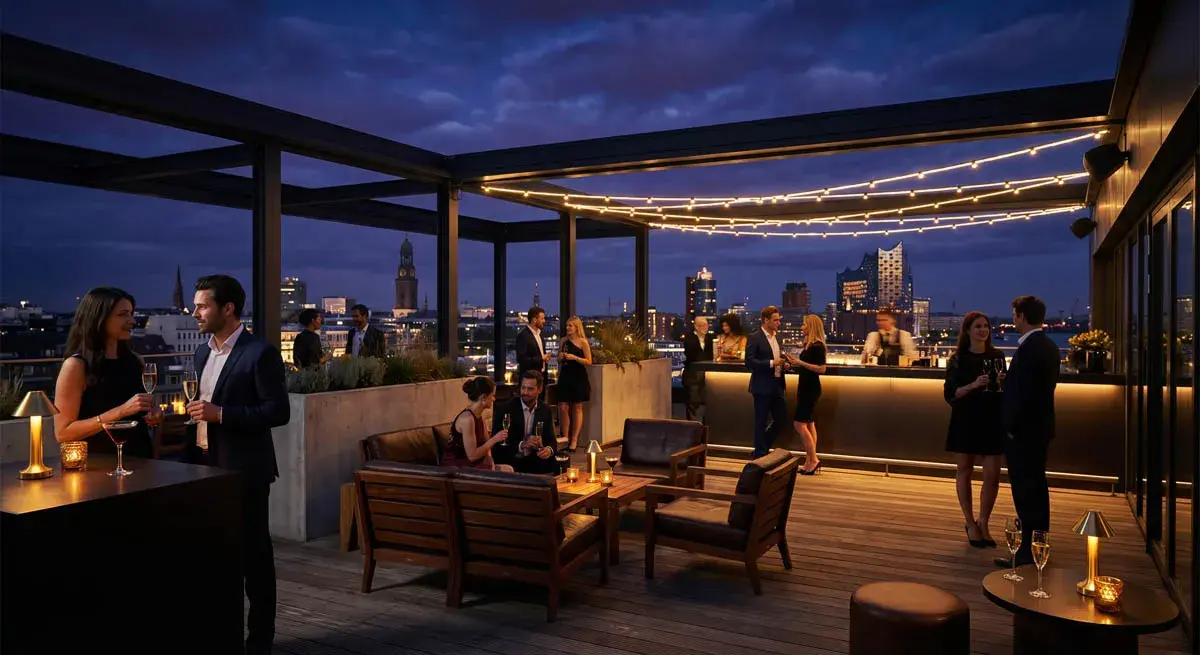 Design Rooftop – Kitchensurfer Event Catering Hamburg