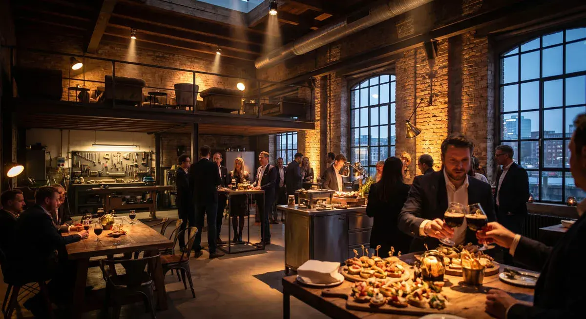 Oberhafen Loft – Kitchensurfer Event Catering Hamburg